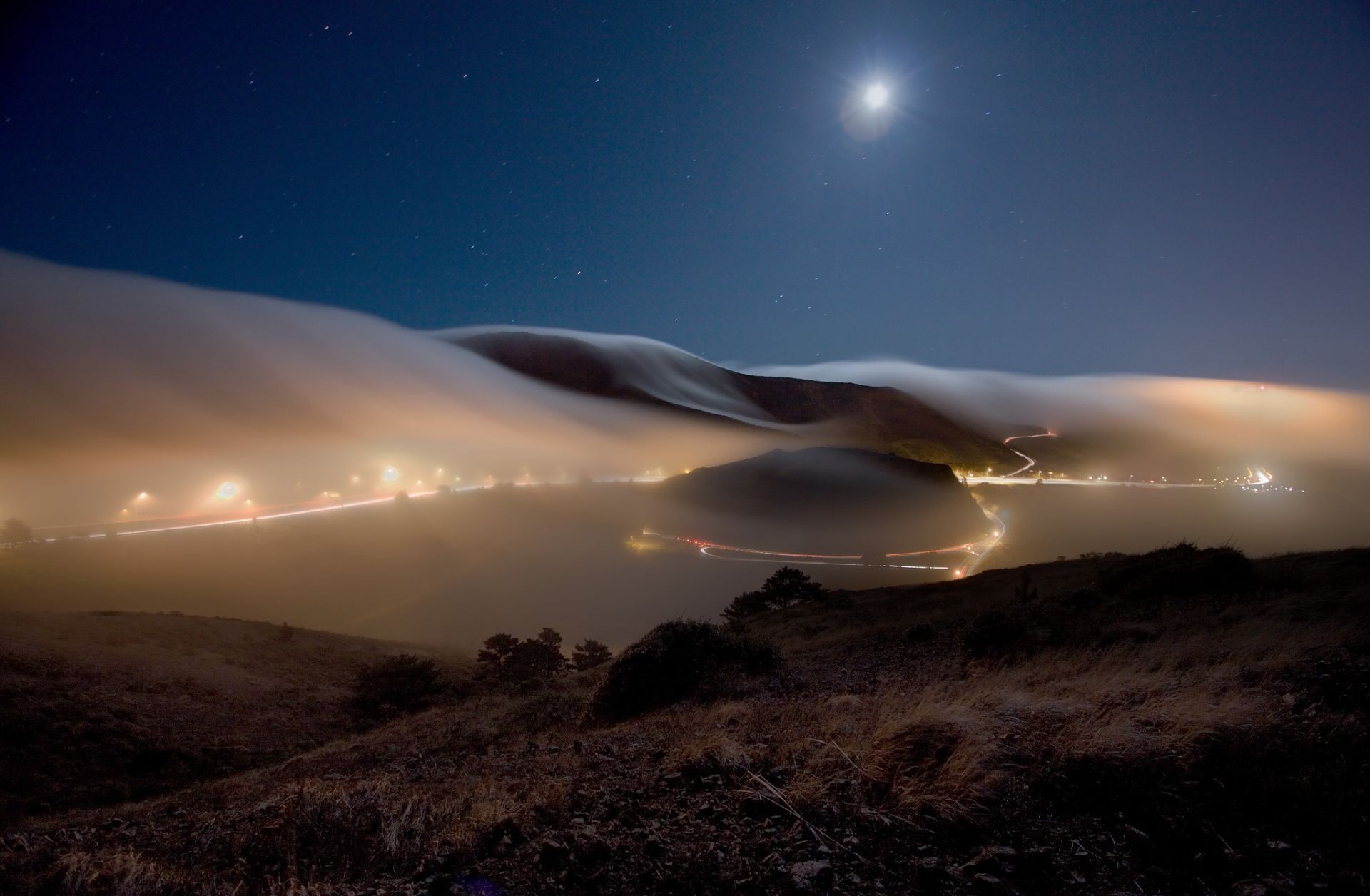 notte sera crepuscolo sera crepuscolo tramonto paesaggio cielo luna alba sole montagna sera vulcano viaggi deserto natura luce crepuscolo spiaggia