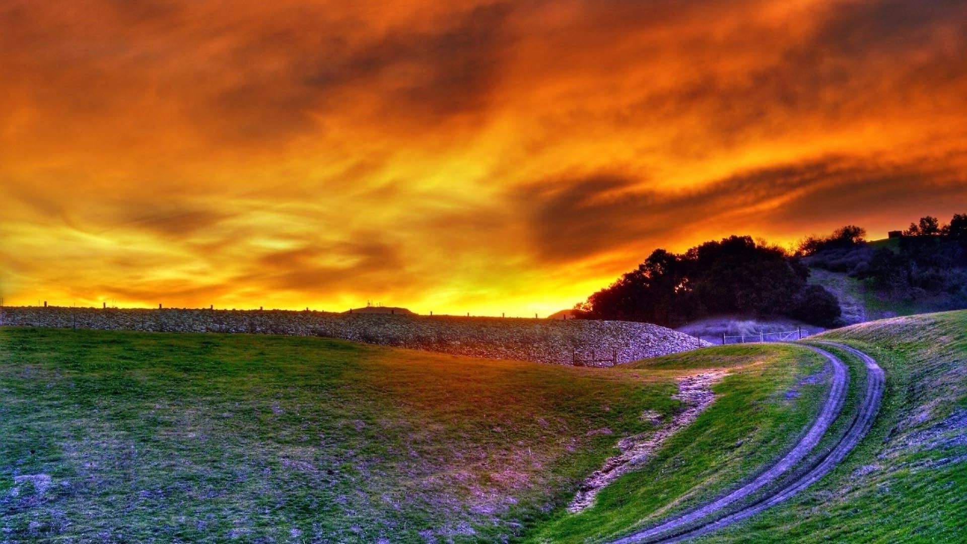 the sunset and sunrise sunset nature landscape sky dawn water dusk evening dramatic storm summer sun travel rural outdoors cloud