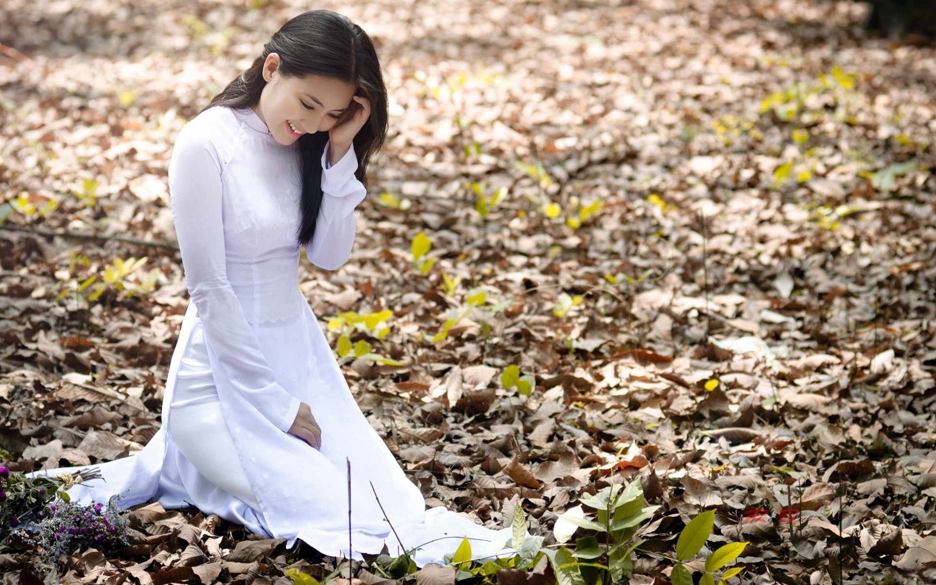 其他女孩 自然 秋天 户外 树叶 公园 美丽 夏天 草 树 木 季节 漂亮 外面 天气好 花