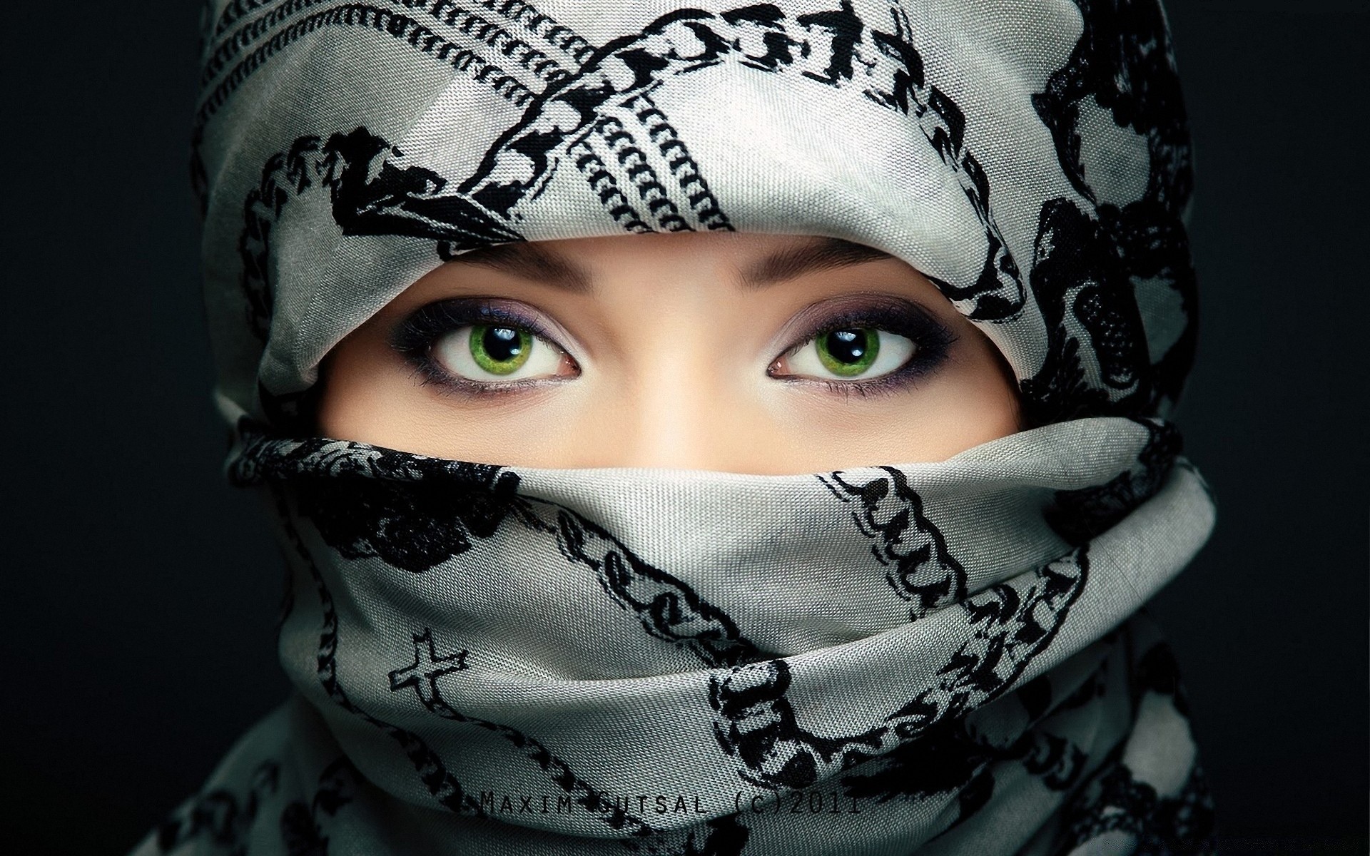 otras chicas velo pañuelo retrato mujer moda bufanda usar hijab rally adulto ojo