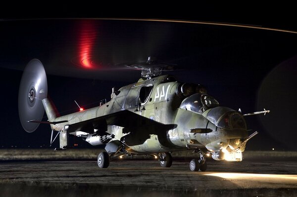 Military aircraft at a military airfield