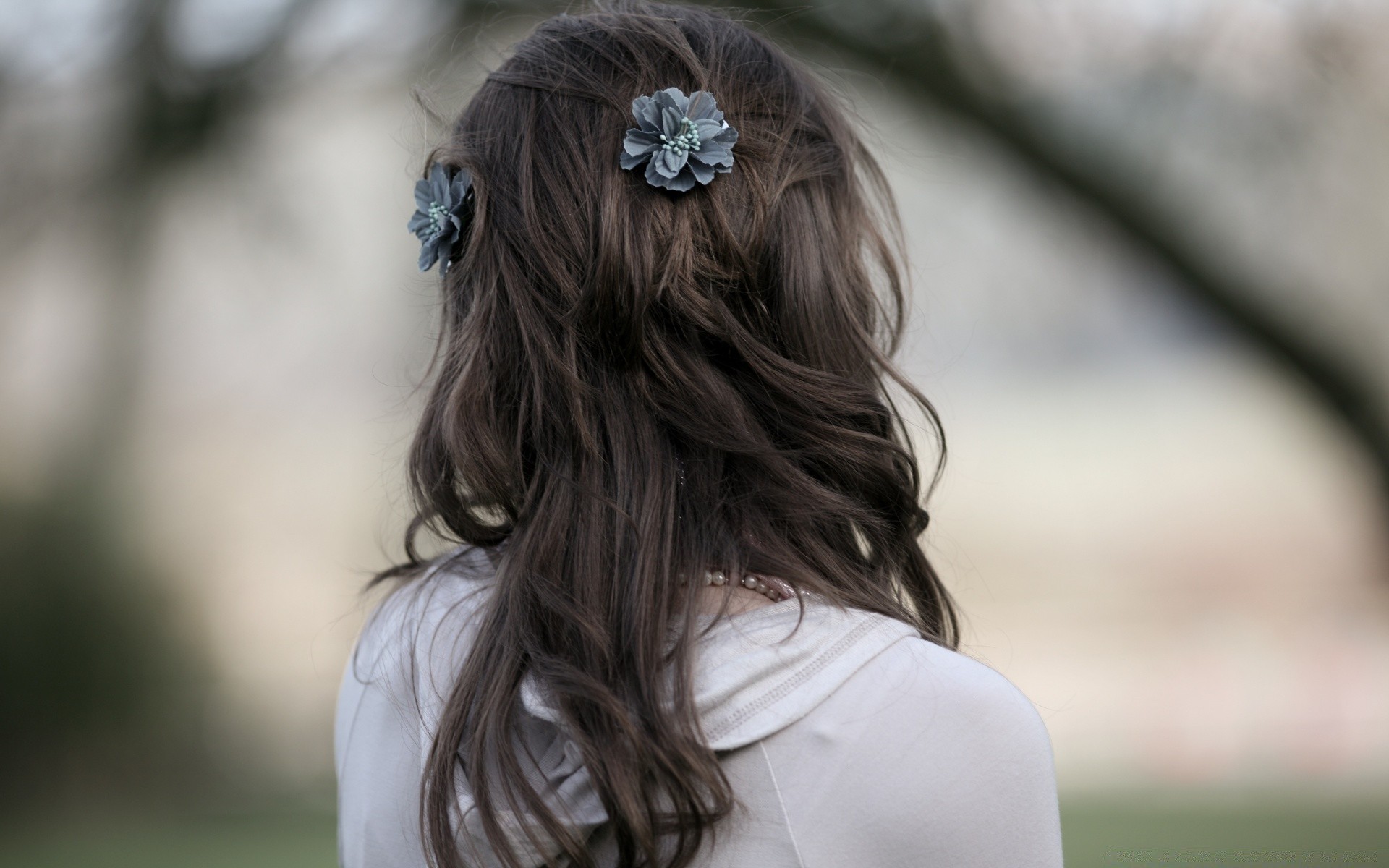 the other girls girl portrait nature beautiful park face summer hair woman model outdoors smile one flower young