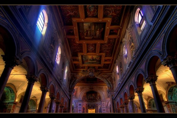 Architecture. Decoration of a religious building