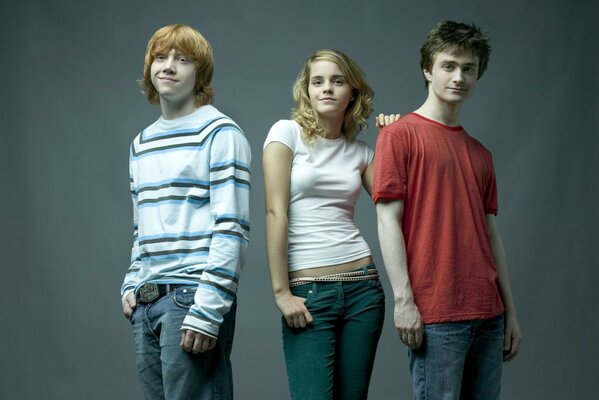 Los protagonistas de las películas de Harry Potter