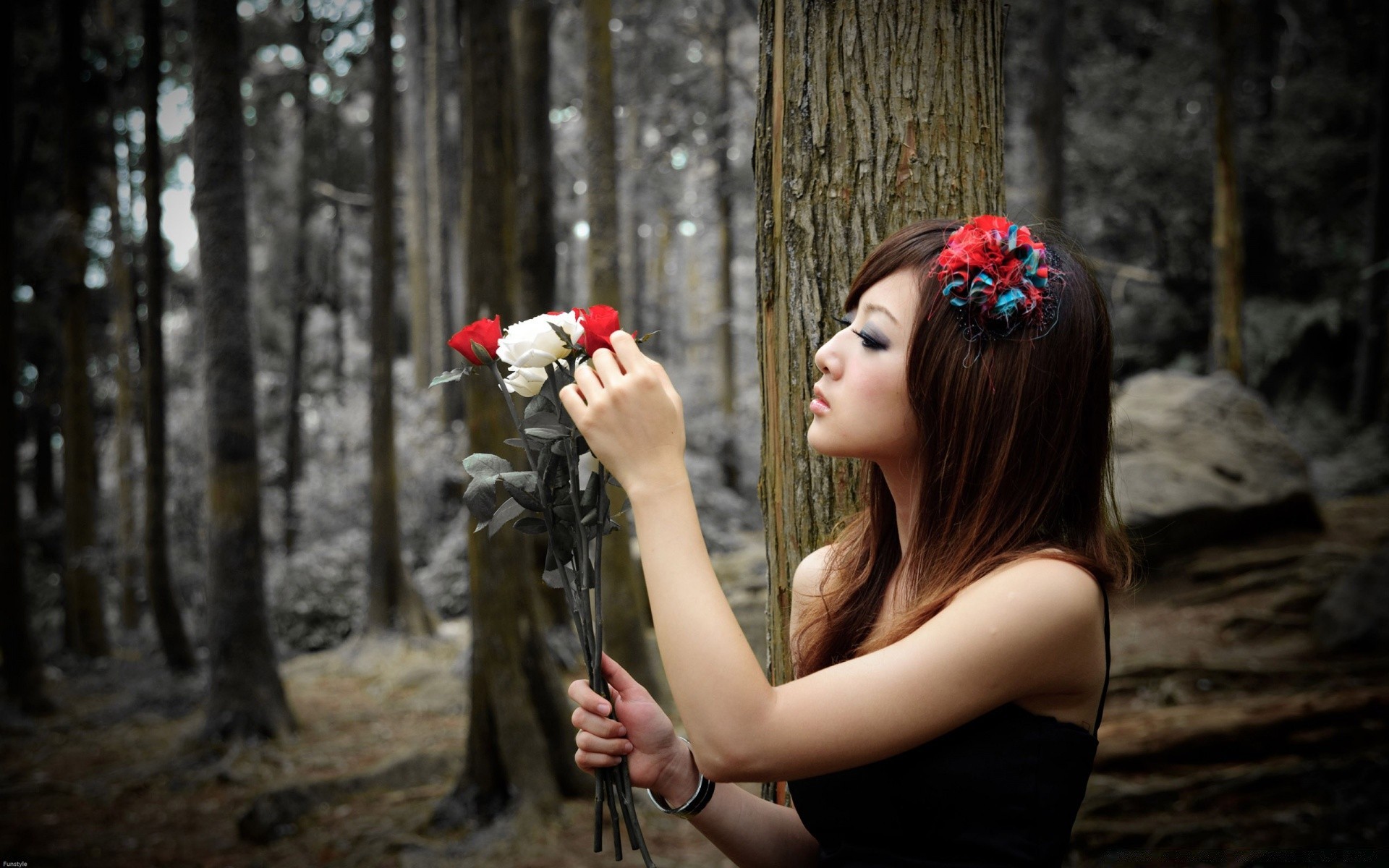 otras chicas mujer chica otoño madera naturaleza ocio al aire libre árbol solo retrato bebé