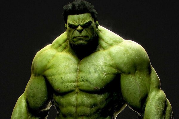 Portrait of the evil Green Hulk