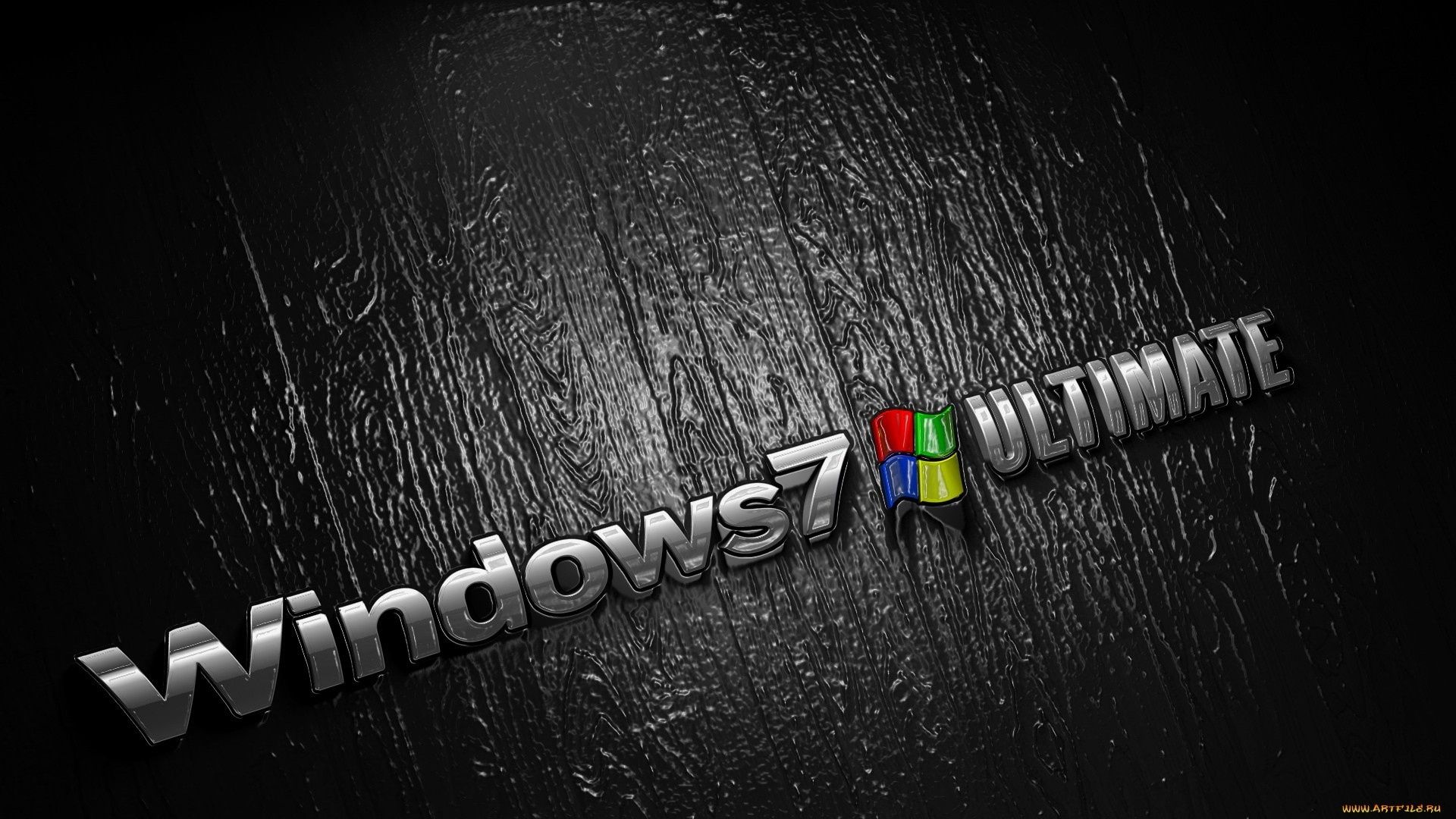 windows робочого столу темний