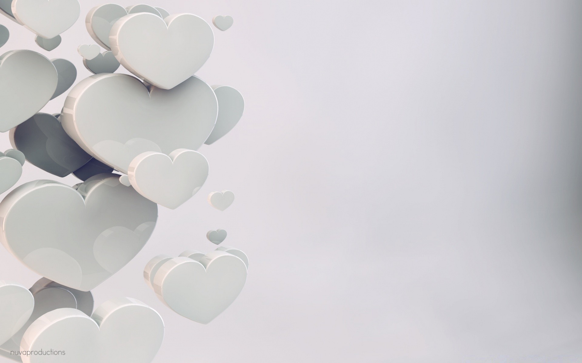 hearts desktop abstract illustration wallpaper design