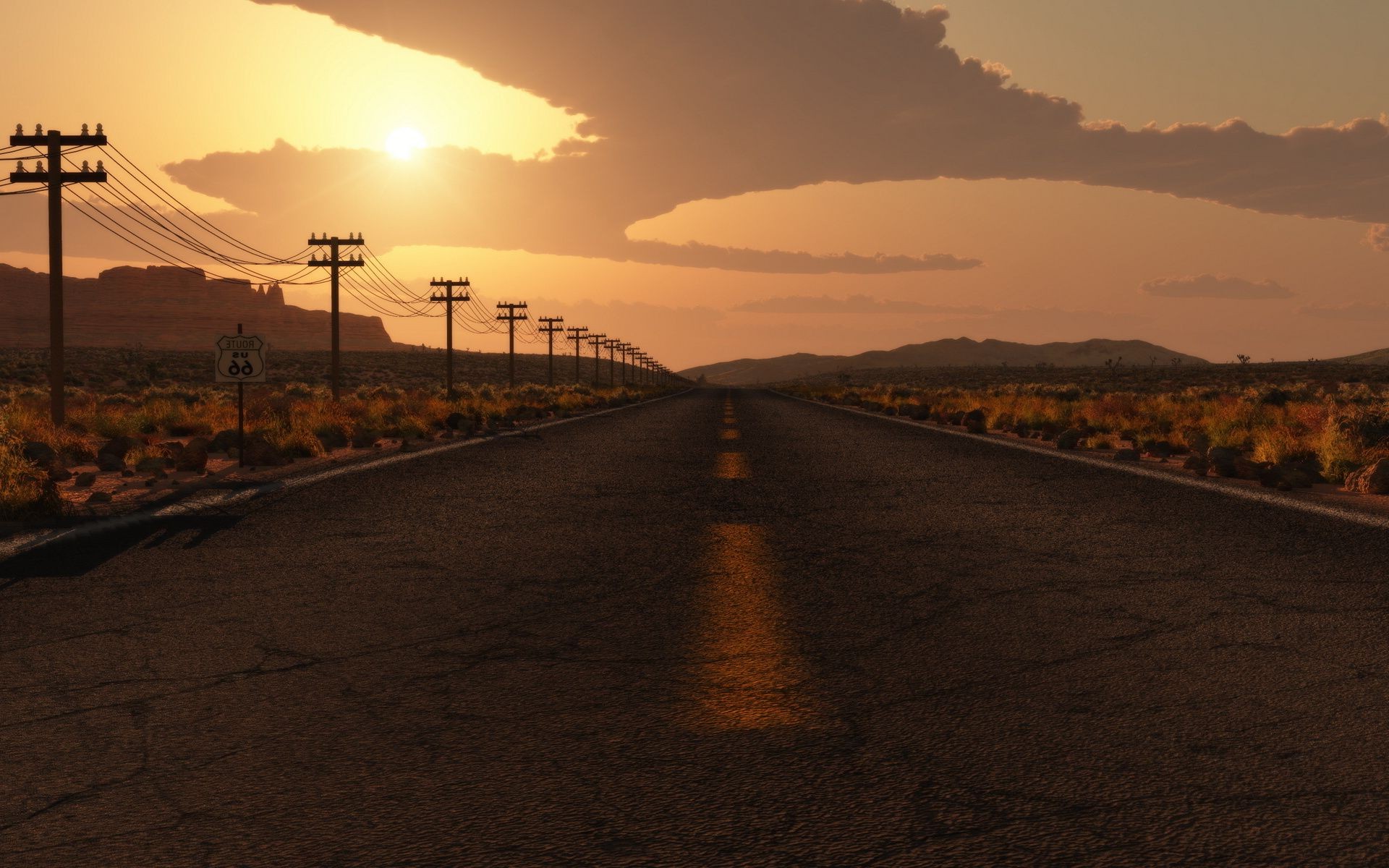 strade tramonto alba sera paesaggio viaggi crepuscolo cielo sole luce sistema di trasporto spiaggia deserto autostrada strada