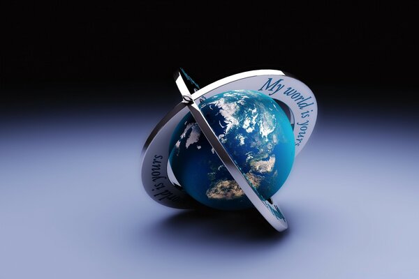 Pendentif en forme de Globe