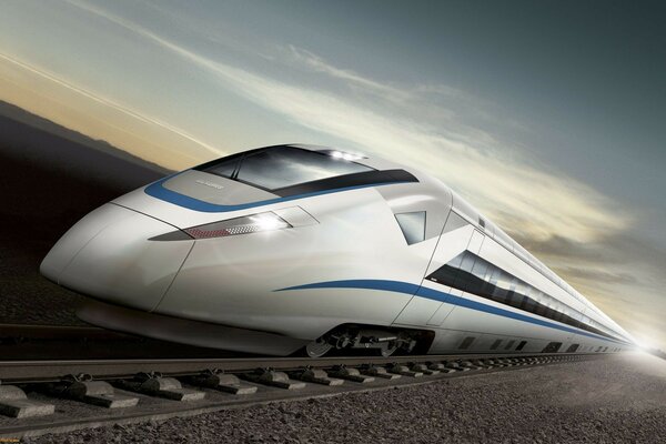 The high-speed train of the future for a comfortable journey