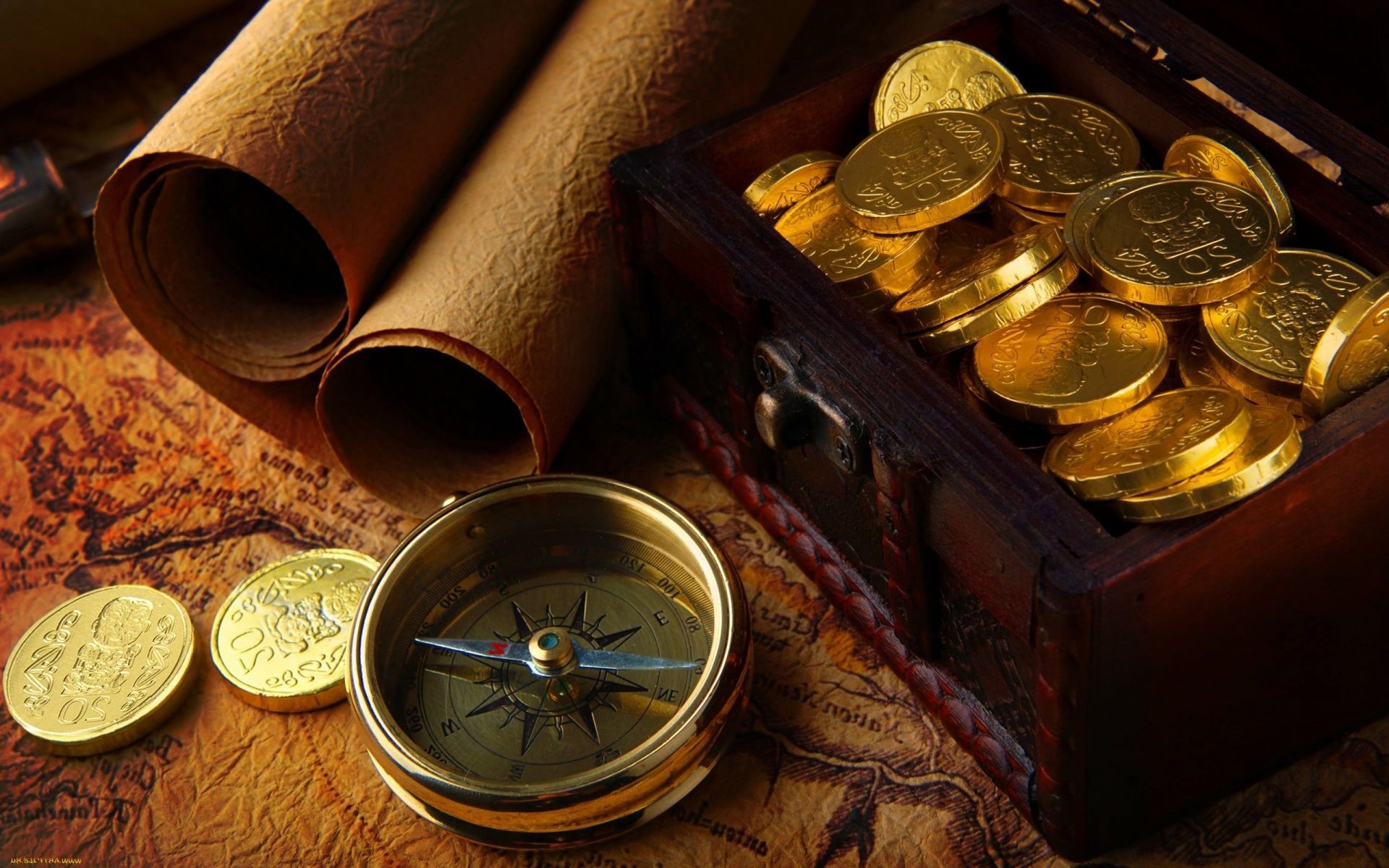 money old antique gold business vintage desktop compass retro copper treasure