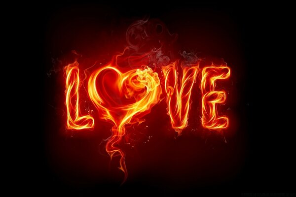 Flaming love will warm everyone with warmth