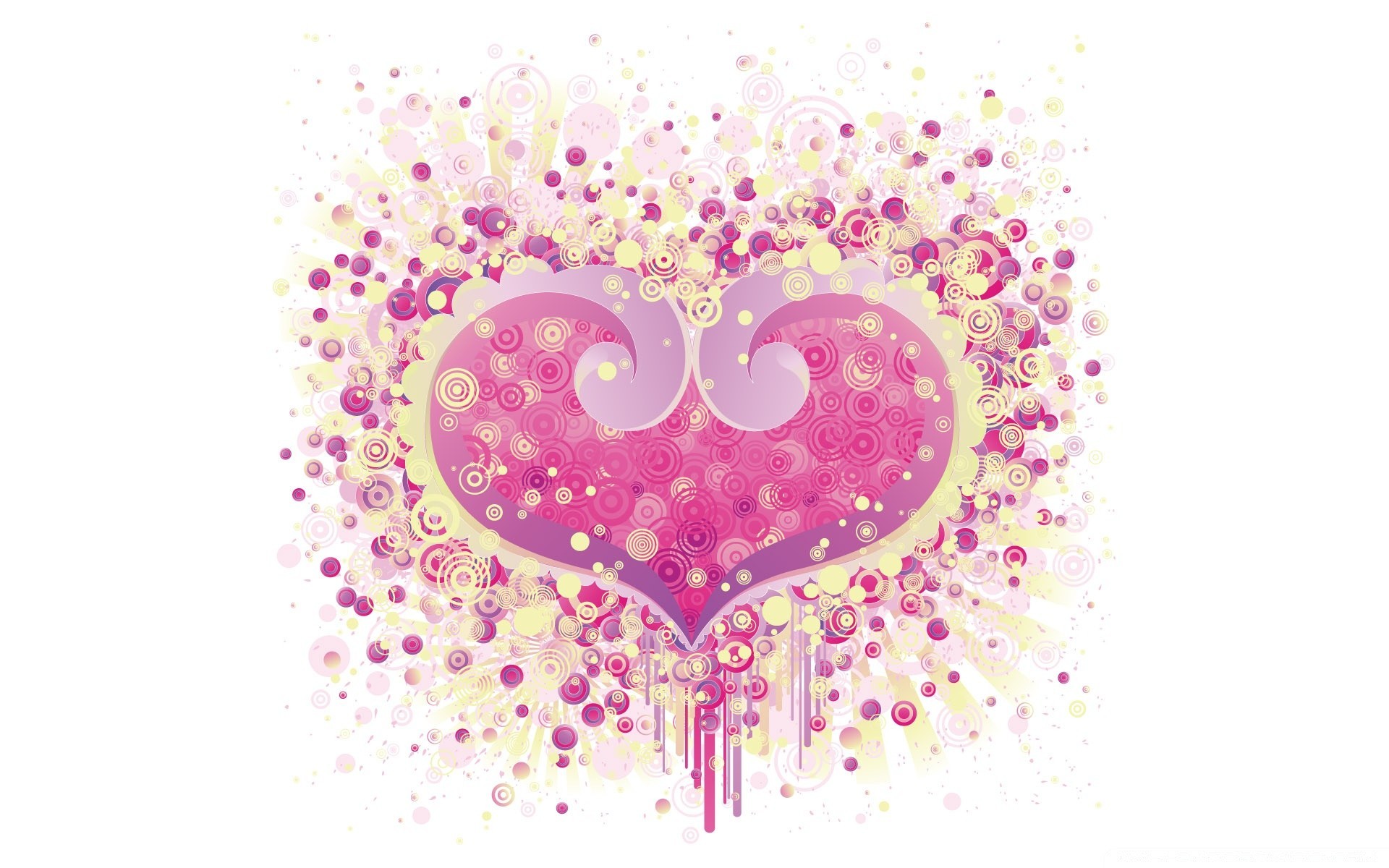 hearts illustration desktop design abstract art heart shape card decoration splash vector color love graphic