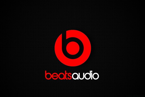 Logo Beats audio na czarnym tle