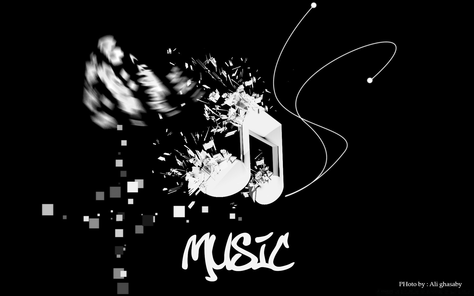 music vector design illustration desktop