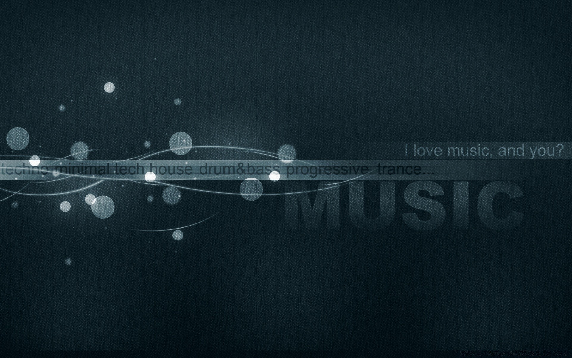 music desktop dark