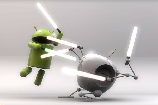 Der Krieg der Produzenten. Android vs. Apple