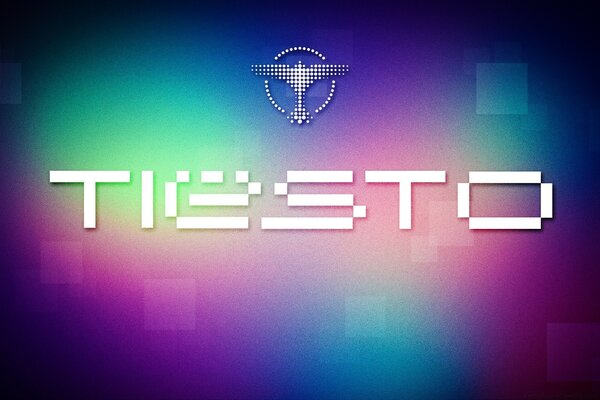 Design lumineux de la musique Tiesto