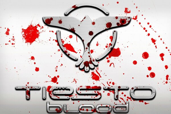 Company logo with blood drops