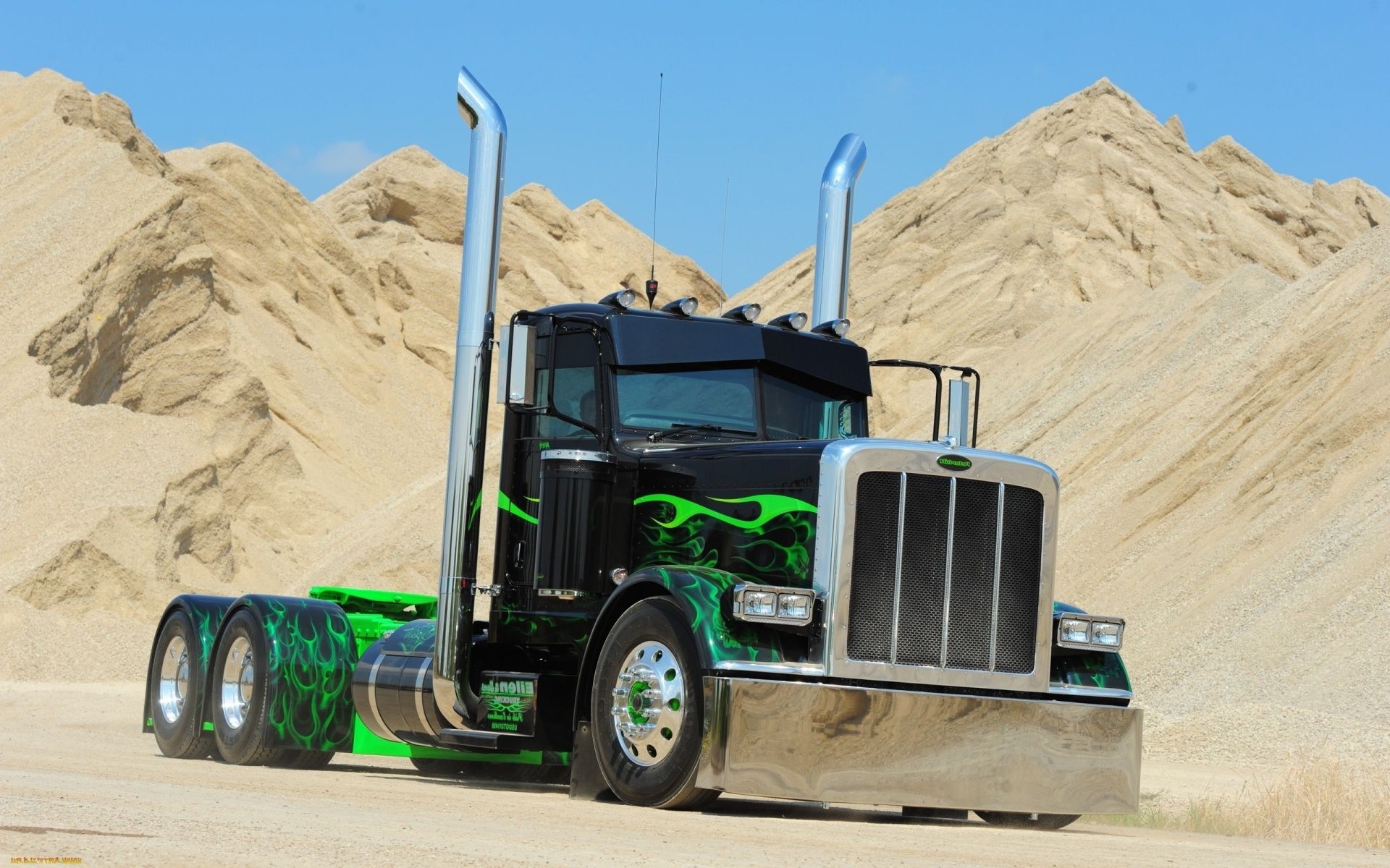 trucks vehicle truck transportation system sand machine car travel landscape industry heavy