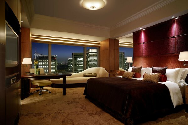 Lovely rooms with city views