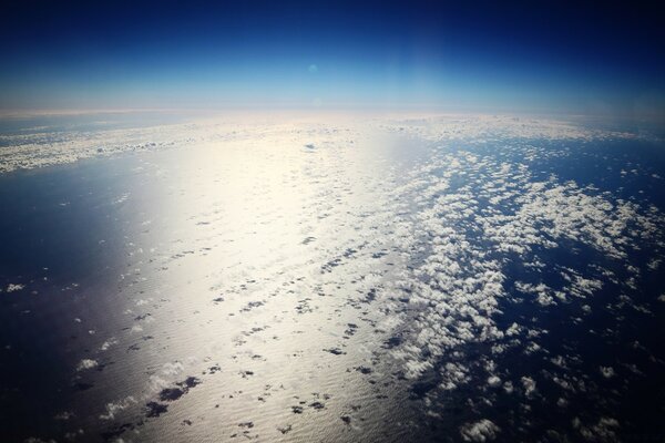 Wolken aus der Vogelperspektive