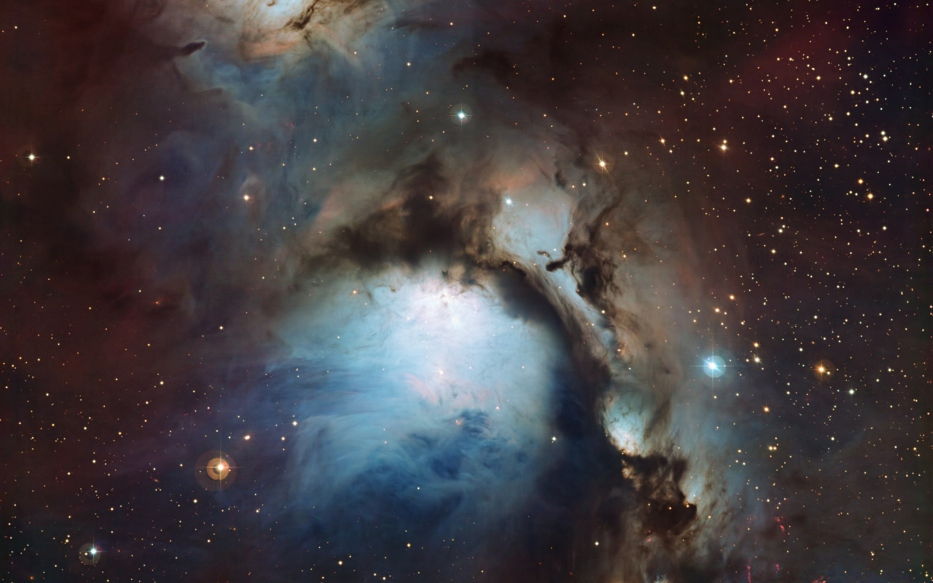 cosmos astronomía galaxia exploración luna nebulosa constelación polvo planetas infinito en forma de bola misterio fantasía surrealista ciencia telescopio cosmos astrología stellar