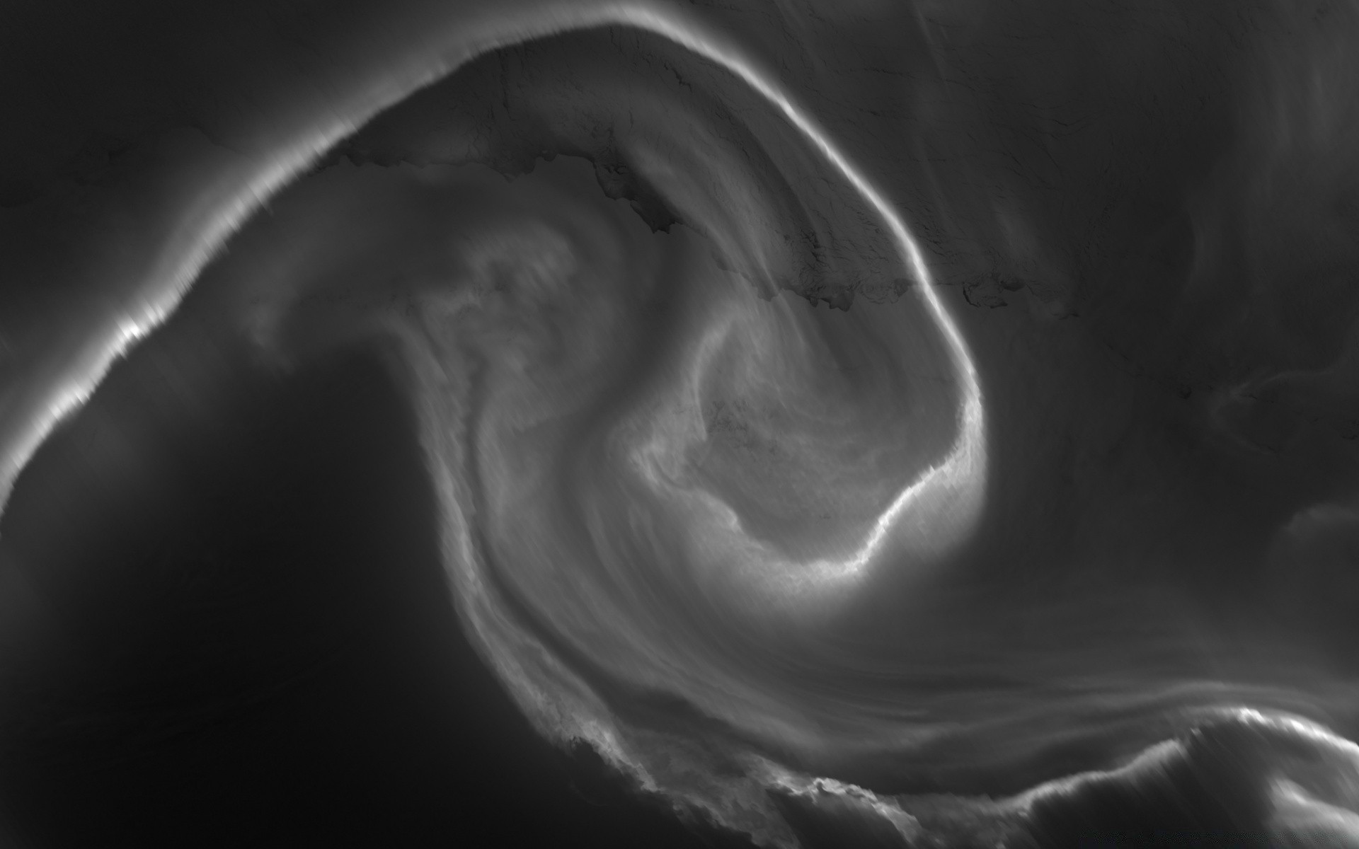 kosmos streszczenie sztuka nauka tornado gładkie kształty burza ruchy tekstura pulpit astronomia monochromatyczny owoc