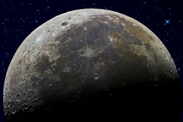 La Luna en la galaxia astronomía