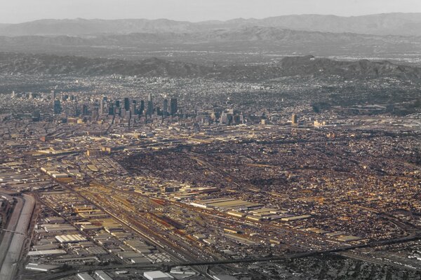 Vista a Volo d uccello della città