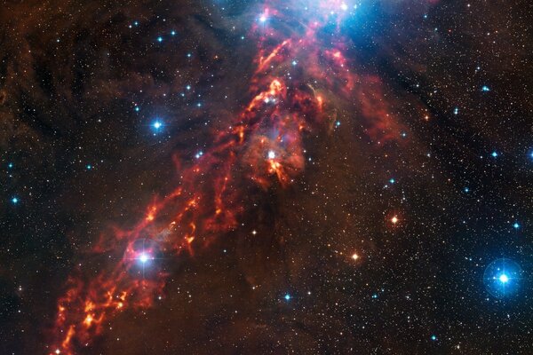 A constellation in outer space. Mesmerizing beauty