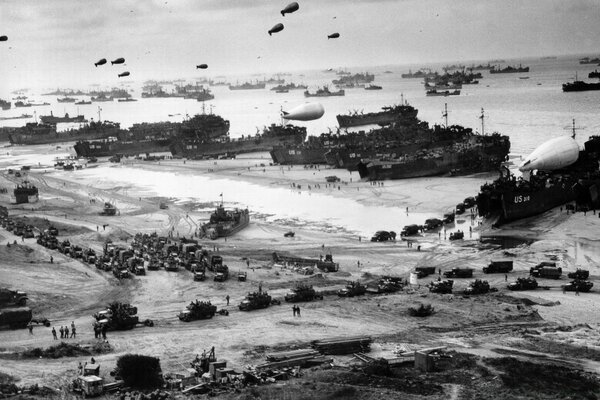 Vieja foto de la guerra