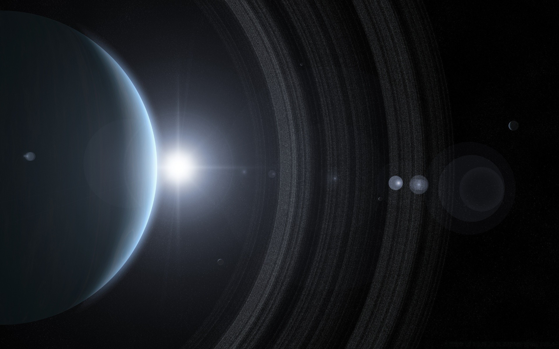 planeten abstrakt astronomie kunst licht raum desktop