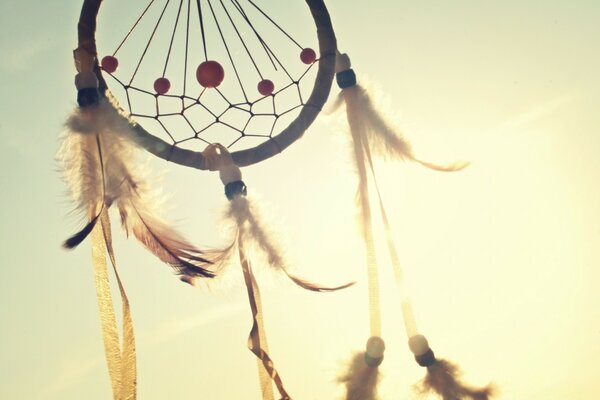 Dreamcatcher dans le ciel ouvert