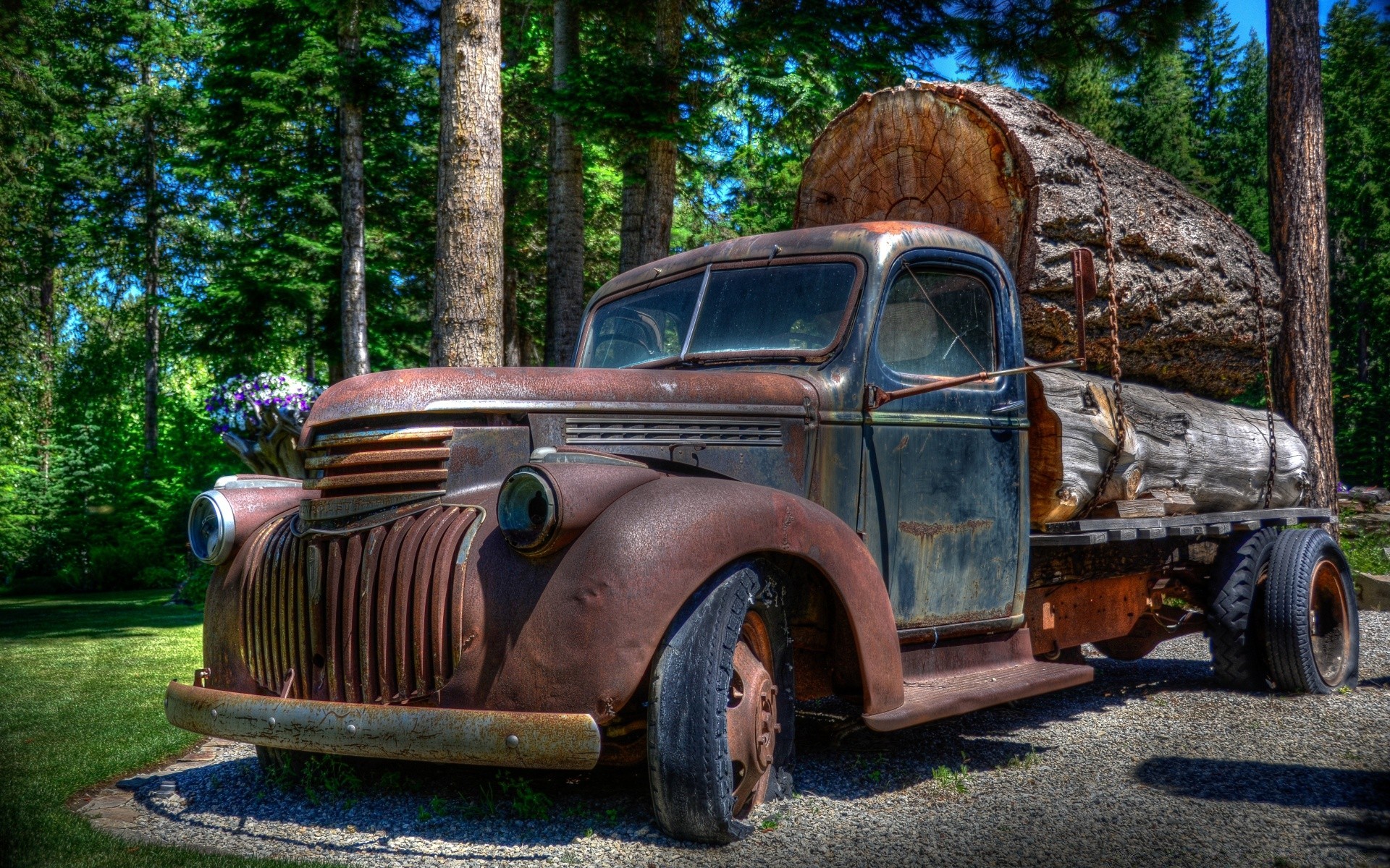 vintage vehicle car transportation system wood truck wheel old travel drive