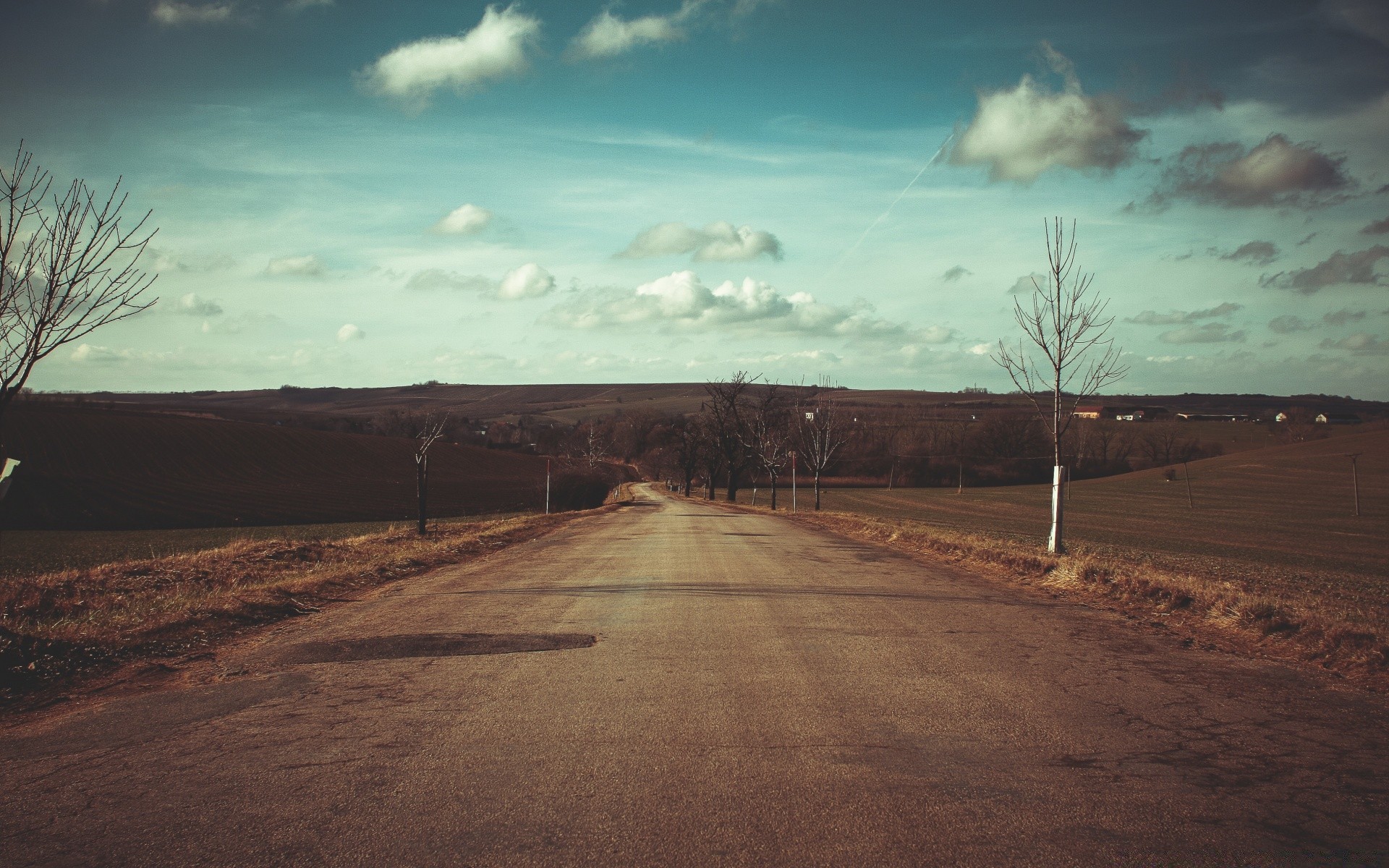 vintage landscape sunset road evening light sky dawn tree storm travel outdoors weather dusk desert daylight