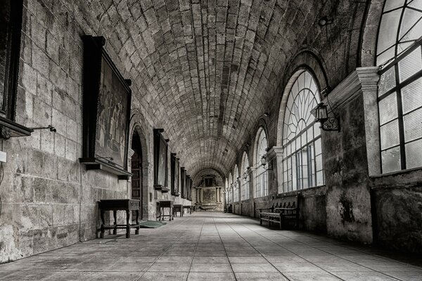 Vieux manoir Vintage abandonné