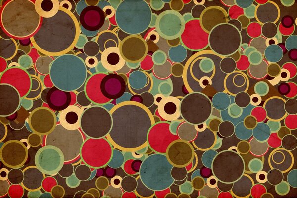 Colored circles. Templates. Wallpaper