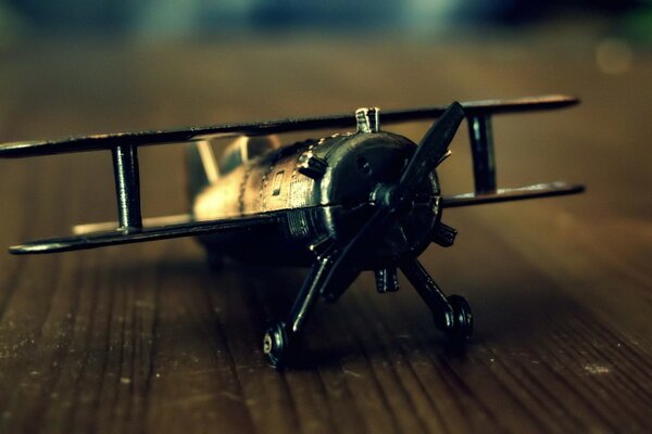 Petite figurine d avion Vintage