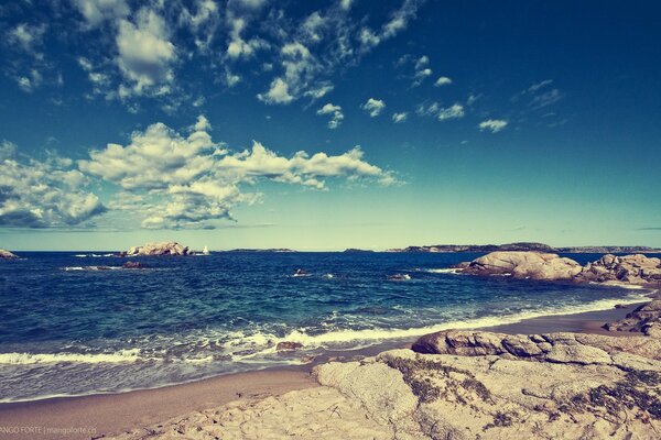 The sea and the incredible sky. Nature