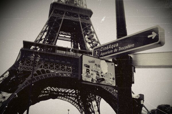 Vintage Fotos von der Straße in Paris