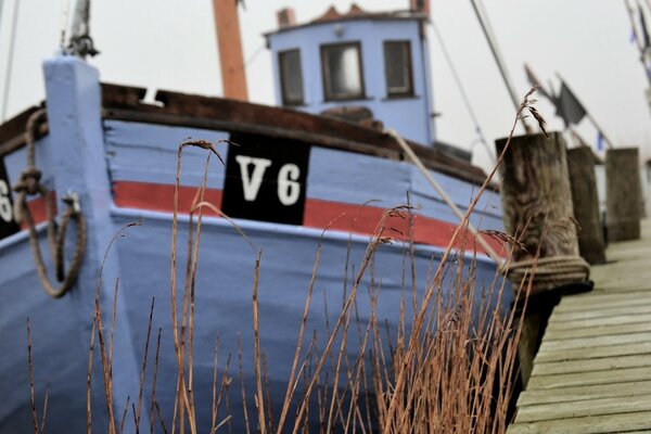 Wooden boat for travel