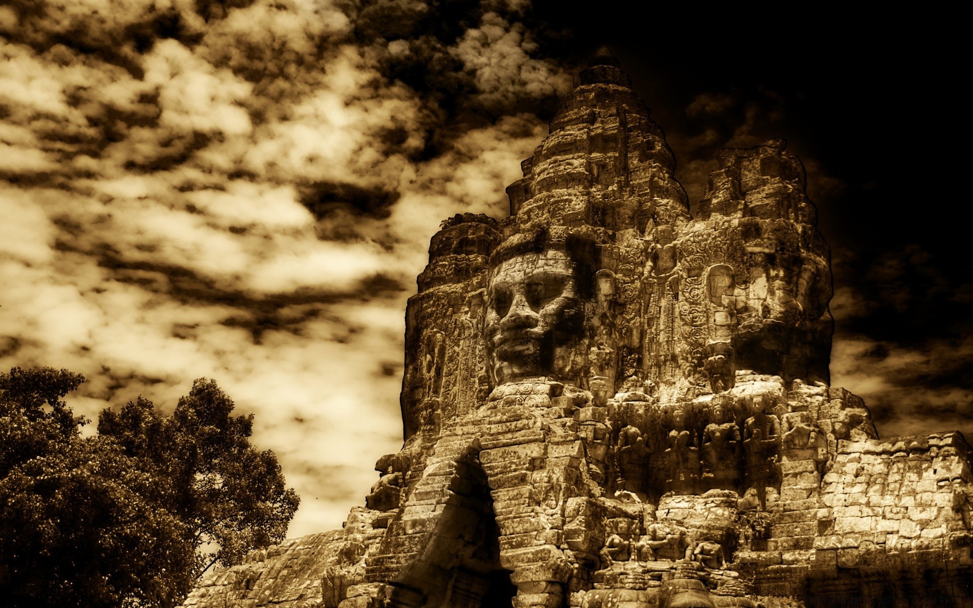 vintage viaggi buddha wat tempio pietra antico roccia cielo religione all aperto natura scultura turismo