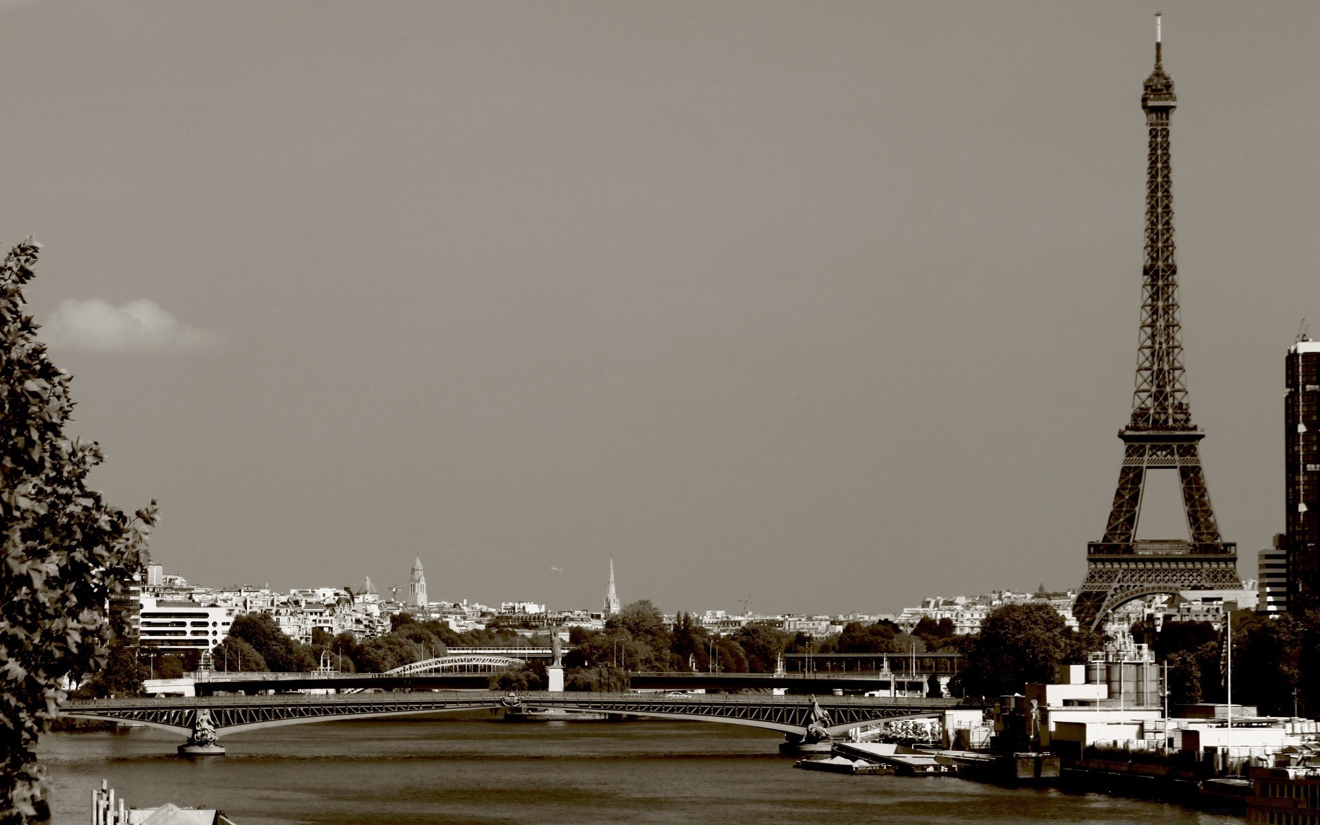 vintage water city travel architecture sunset outdoors sky river winter dawn monochrome