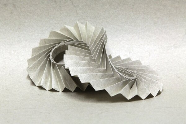 Papier Treppe Figur Origami