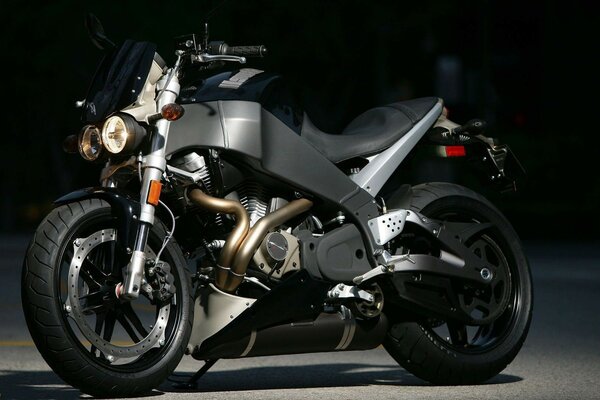 Luxury Black Sport Bike