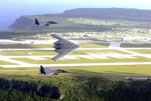 3 aviões no desfile da vitória