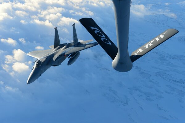 Photo de la caméra arrière de l avion