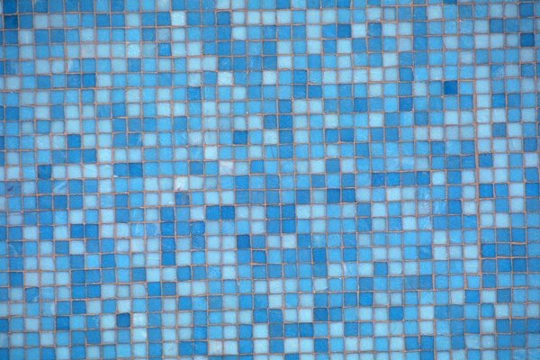 Carreaux bleu et bleu foncé dans un carré